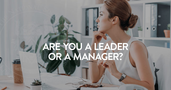 Are you a leader or a manager?